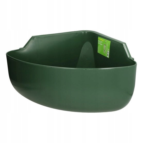 Karmidło narożne Kerbl dla koni oliwkowe 31l - Cavalo